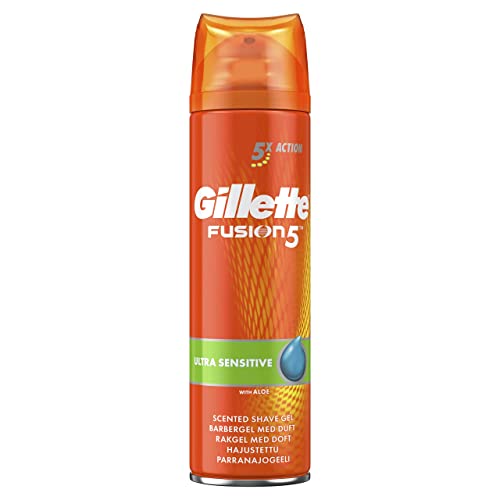 Gillette Fusion5 Ultra Sensitive Men's Shaving Gel 200ml