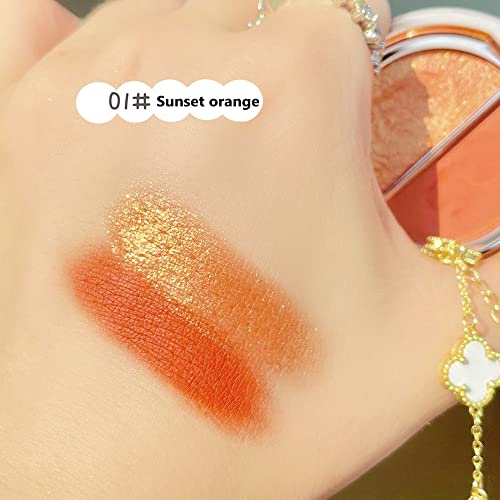 Timipoo Double Color Eye Shadow Palette - Matte & Shimmer Shades