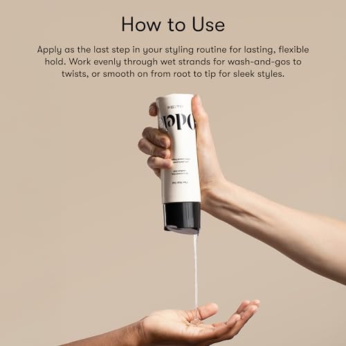 Odele Flex Hair Gel - Flexible Hold for All Hair Types, 8 fl oz