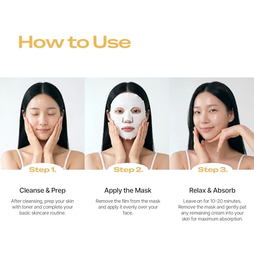 PIXELPURE NAD+ Slow Aging Cream Sheet Mask - Firming & Hydrating K-Beauty
