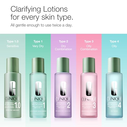 Clinique Clarifying Lotion 1.0 - Gentle Exfoliating Face Toner for Sensitive Skin