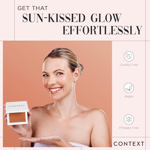 Context Skin Matte Bronzer Powder - Vegan & Cruelty-Free, Shade Speed of Sound, Brown