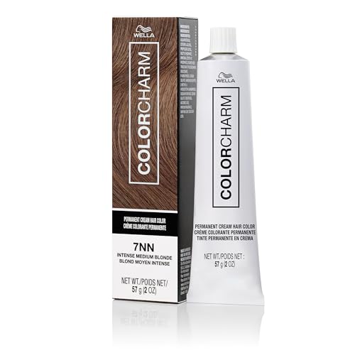 COLORCHARM 7NN Intense Medium Blonde Permanent Cream Hair Dye