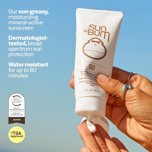 Sun Bum Mineral SPF 50 Sunscreen Lotion - Travel Size 3 oz