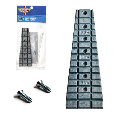 Boy Scouts Pinewood Derby Flat Weights - 2.3oz Zinc Weights
