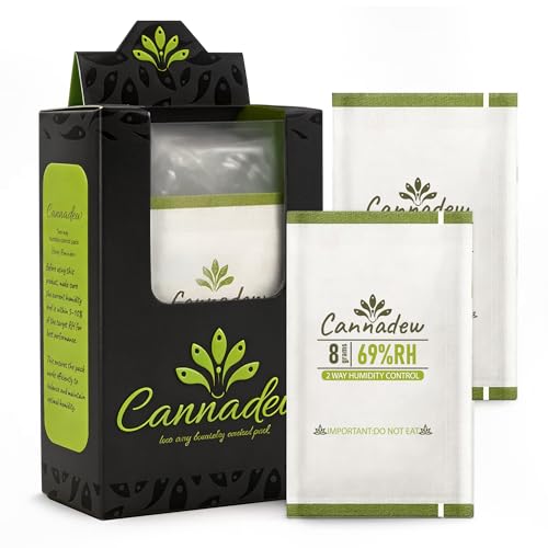 Cannadew 69% RH Humidity Packs (8g, 15 Pack) for Freshness