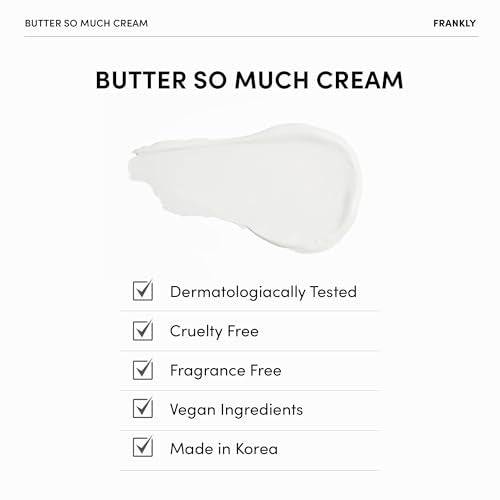 FRANKLY Butter So Much Cream, Intense Moisturizer for Dry Skin, 1.01 Fl Oz