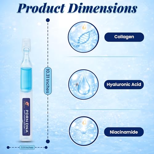 Salmon DNA Peptide Anti-Aging Serum with Collagen & Hyaluronic Acid - 0.05 fl. oz