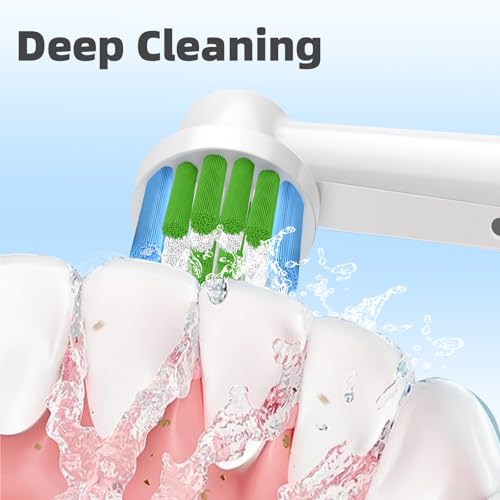 JSMIOROSE Replacement Toothbrush Heads for Oral B Pro 500/1000/1500/3000, Vitality, Smart, Genius - 16 Pack