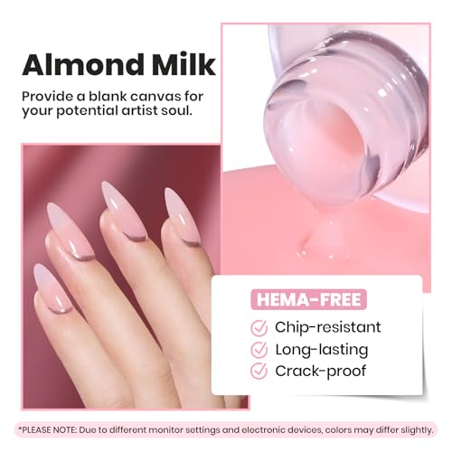 Beetles HEMA-Free Builder Nail Gel Kit - 4pcs Nude Pink Set