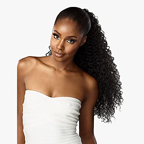 Sensationnel Lulu Drawstring Ponytail - Yaki Texture High Heat Synthetic