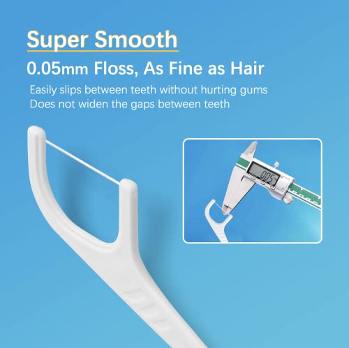 150 Count Gooood-Zhx Dental Floss Picks with Brush for Adults