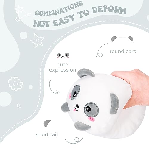 AIXINI 8-Inch Soft Panda Plush Pillow Toy - Cute Hugging Gift