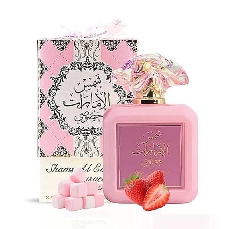 Pink Blush Eau De Parfum for Women - Romantic Floral Gourmand Fragrance | Long-Lasting 3.4fl.oz/100ml