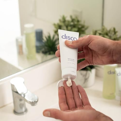 Disco Men's Exfoliating Face Scrub - Natural Deep Cleanser 2oz
