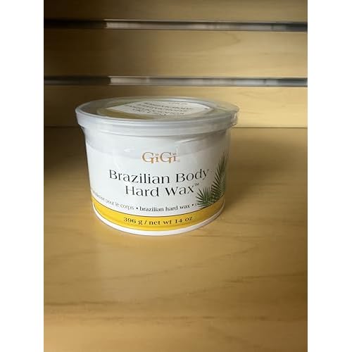 GiGi Brazilian Body Hard Wax for Hair Removal, Non-Strip for Coarse Hair, Ideal for Bikini, Face & Sensitive Areas, 14 oz, 1 Pack