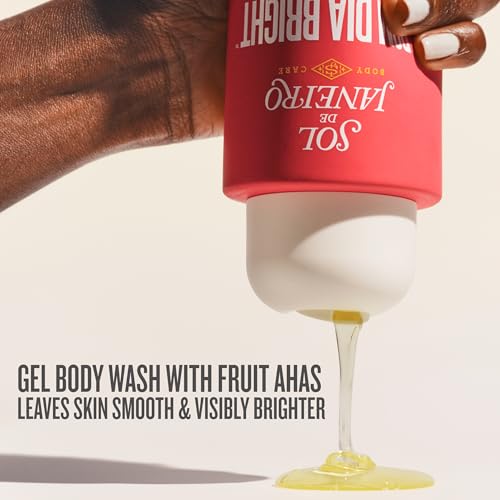 Sol de Janeiro AHA BHA Body Wash - Exfoliating Floral Vanilla Scent