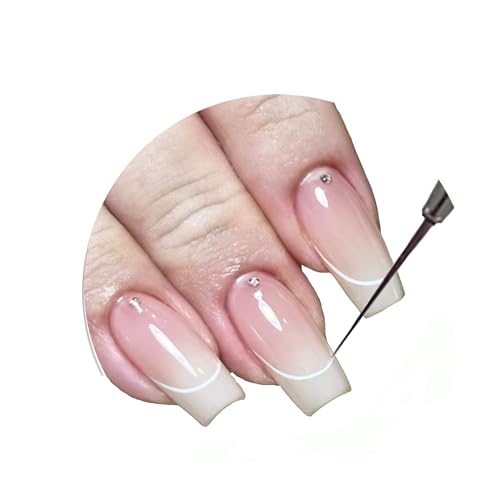 Dual Head Nail Brush for French Tips & Detailing - Calyuna