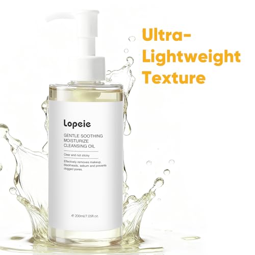 Lopeie 200ml Deep Cleansing Oil for Makeup & Sunscreen Removal – Gentle, Hydrating Facial Cleanser for All Skin Types