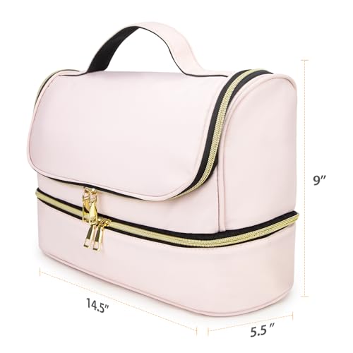 Travel Case for Dyson Airwrap & Shark Flexstyle - Pink, Waterproof Storage Bag