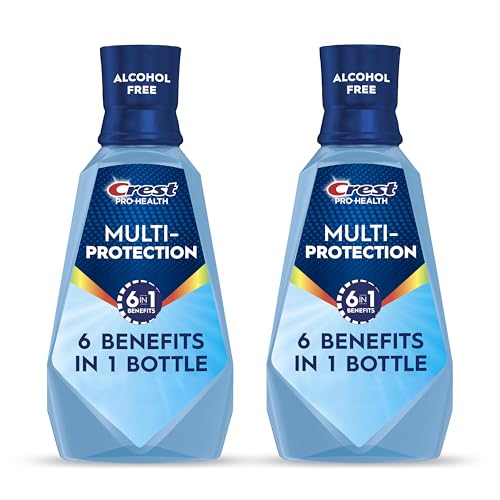 Crest Pro-Health Advanced Mouthwash, 1L, Alcohol-Free, 6-in-1 Benefits