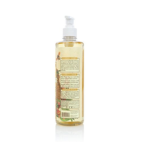 Dr. Jacobs Naturals Castile Face & Body Wash - Almond Honey, 16 oz