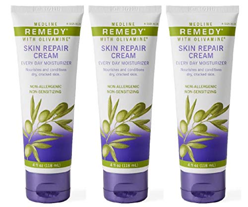 Medline Remedy Skin Repair Cream, Scented 4 oz (Pack of 3)