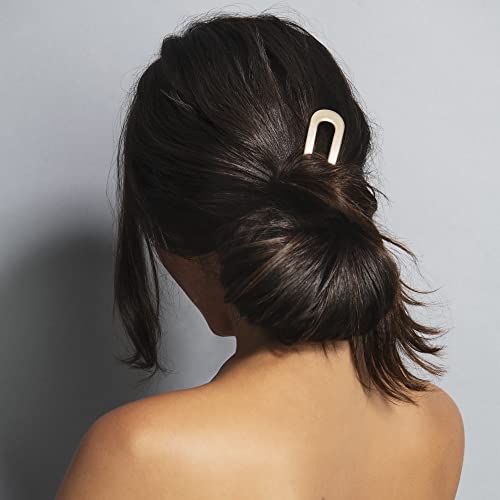 Elegant Gold French Hair Pin for Buns & Updos | The Hair Edit