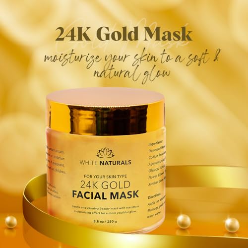 24K Gold Facial Mask – Anti-Aging & Moisturizing Treatment