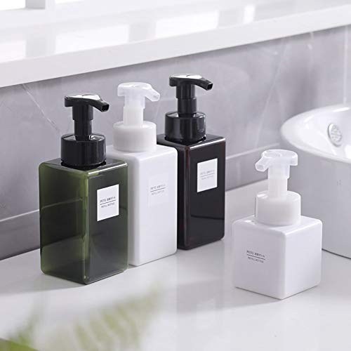 UUJOLY Foaming Soap Dispenser - 15 oz (Pack of 4, Amber)