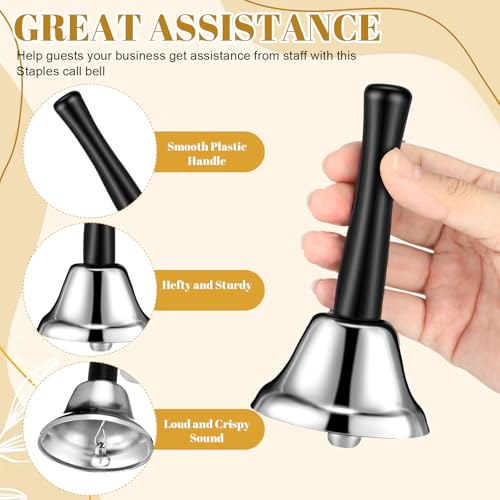 Funny Get Well Gift Set - Silver Hand Bell & Recovery Card