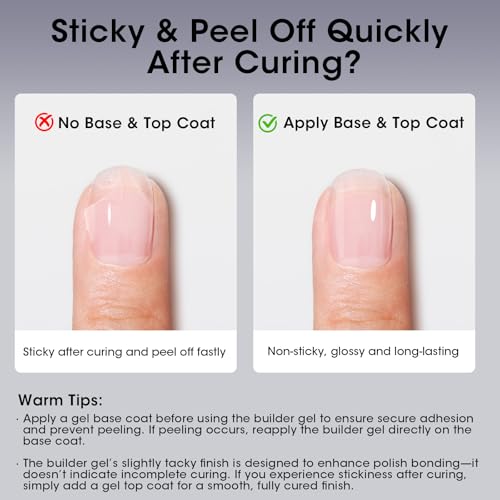 GELLEN 5-In-1 Clear Builder Gel 20ml - HEMA-Free Nail Strengthener