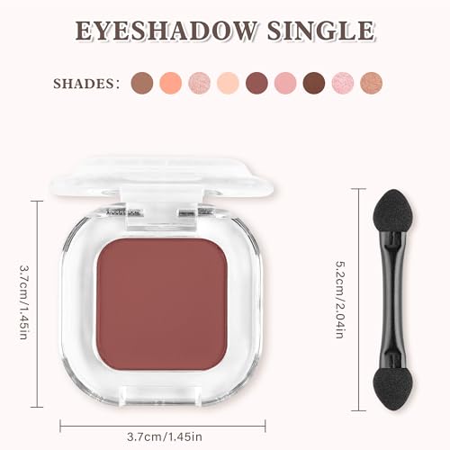 High Pigment Matte Single Eyeshadow - Waterproof & Vegan