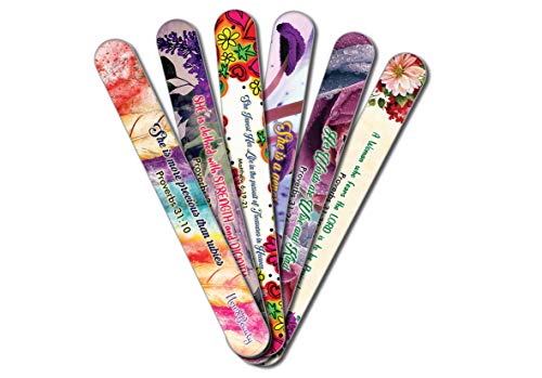 Christian Emery Board - Virtuous Woman 24-Pack Nail Files by New8Beauty