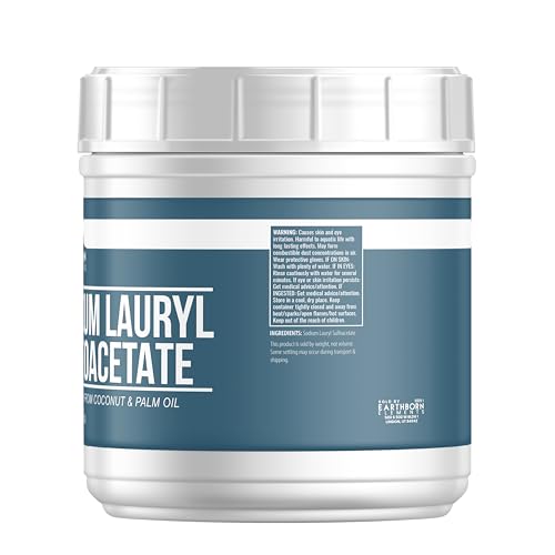 Earthborn Elements Sodium Lauryl Sulfoacetate (SLSA) 24oz Bath Bubble Additive, Gentle & Long-Lasting Foam