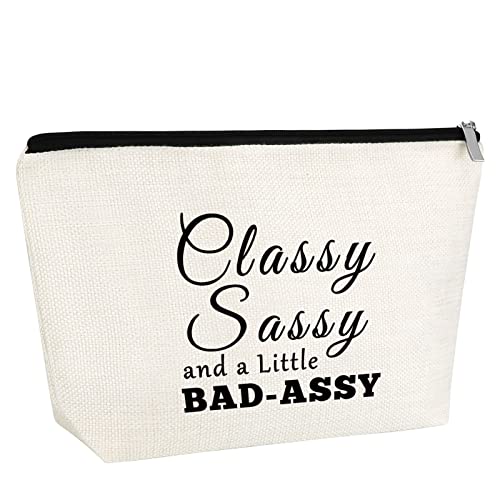 Friendship Gift Makeup Bag - Funny Sassy Cosmetic Pouch for Women - Variation: Friendship Gift03