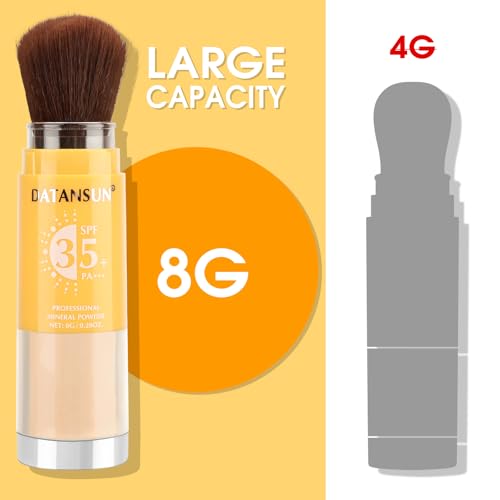 Mineral Powder Sunscreen SPF 35 - Setting Makeup for Face & Scalp