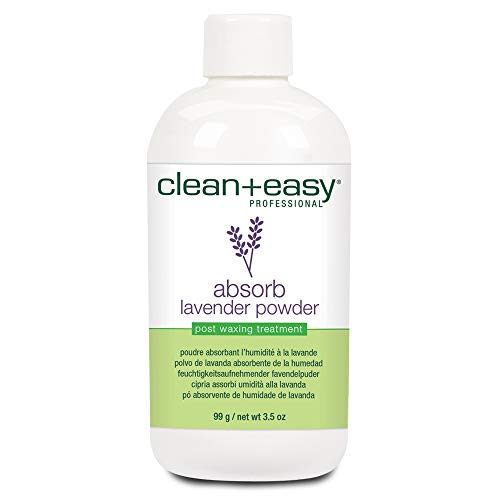 Clean + Easy Absorb Lavender Powder Pre Waxing Treatment with Absorb Variation, 3.5 oz