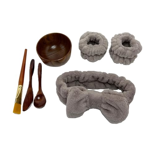 DIY Skincare Face Mask Mixing Bowl Set with Brush & Headband