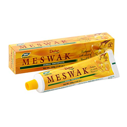 Dabur Meswak Herbal Toothpaste with Miswak Essence - Pack of 3