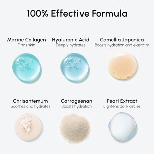 MAREE Eye Gels - Cooling Pads Under Eye Patches for Puffy Eyes and Dark Circles with Collagen & Hyaluronic Acid - Anti Wrinkles Under Eye Masks Skincare Treatment for Puffiness - Parches Para Ojeras