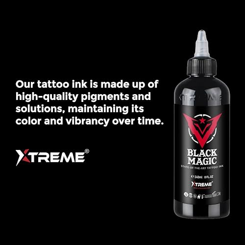 Xtreme Tattoo Ink - Medium Graywash, 4 oz Professional Shading Pigment
