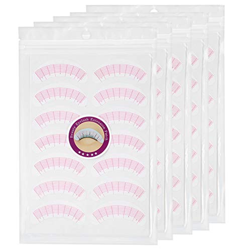 Eyelash Extension Mapping Stickers 175 Pairs for Lash Training & Application