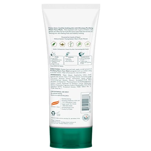 Himalaya Neem Face Wash for Oily Skin - 3.38 fl oz