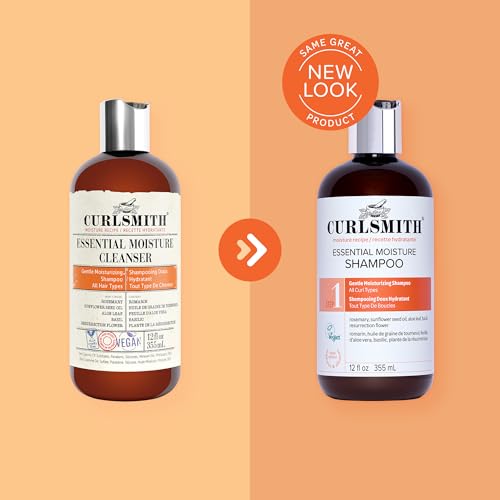 CURLSMITH Essential Moisture Cleanser - Nourishing Shampoo for Curly Hair