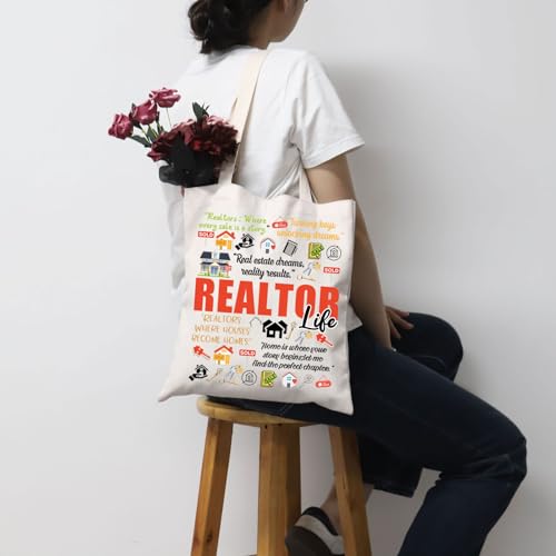 Realtor Tote Bag - Durable, Water-Resistant Gift for Real Estate Agents