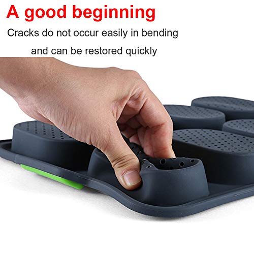Non-Stick Silicone Baguette Pan, BPA Free, 12 x 2.5 in