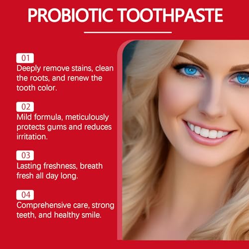 Vitacamy SP8 Probiotic Whitening Toothpaste - Ultra Brightening & Gum Protection, 2 Pack