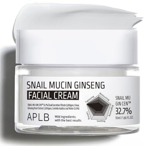 APLB Snail Mucin Ginseng Facial Cream - Anti-Aging & Hydrating