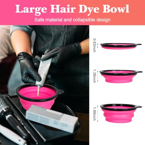 Hair Dye Brush and Bowl Set – Mixing Tool Kit for Coloring